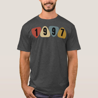 T-shirt Né En 1997 Guitariste Musique Onglet de guitare An