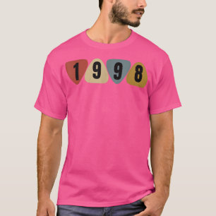 T-shirt Né En 1998 Guitariste Musique Onglet de guitare An