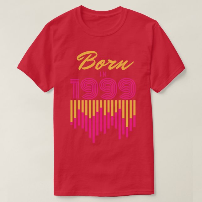 T-shirt Né en 1999 (Design devant)