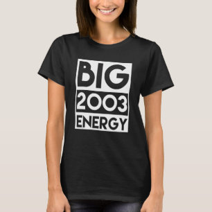 T-shirt Né En 2003 Anniversaire Chemise 20 Anniversaire 20
