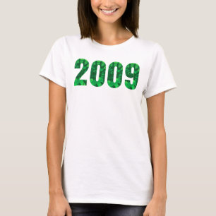 T-shirt Né en 2009 fête d'anniversaire Green Tie Dye