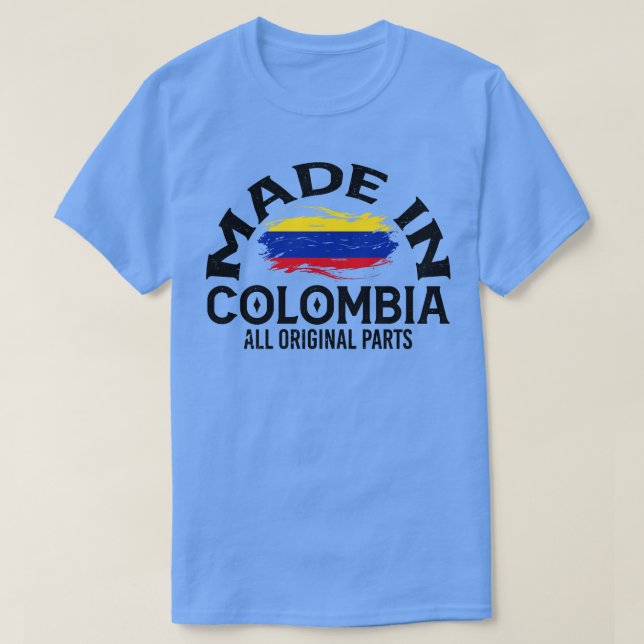 T-shirt Né en Colombie 1 (Design devant)