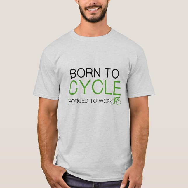 T-shirt Né en cycle (Devant)