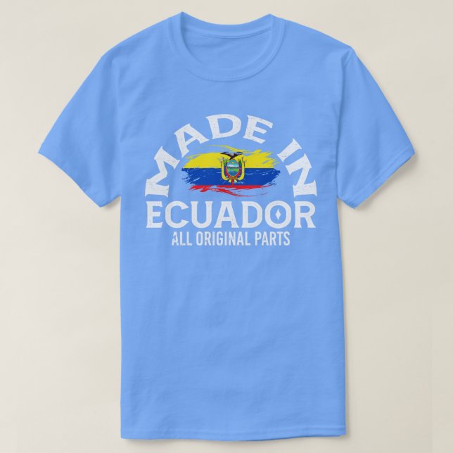 T-shirt Né en Equateur (Design devant)