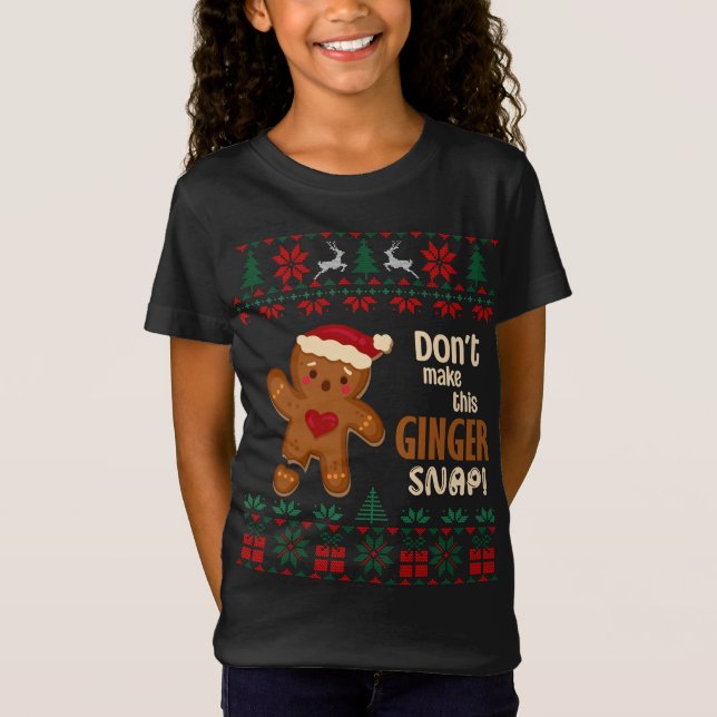 T-Shirt Ne faites pas ce gingembre de sébaste accroché à g (Devant)