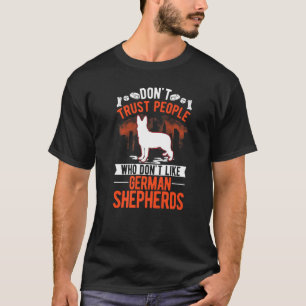 T-shirt Ne faites pas confiance à des gens qui n'aiment pa