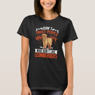 T-shirt Ne faites pas confiance aux personnes qui n'aiment