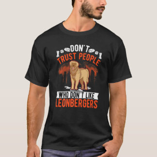 T-shirt Ne faites pas confiance aux personnes qui n'aiment