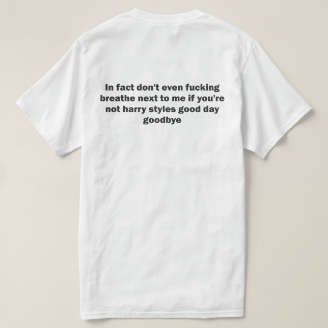 T-shirt Ne font pas en fait même… la chemise (Design dos)