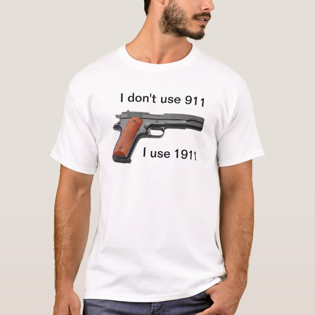 T-shirt Ne font pas l'utilisation 911 (Devant)