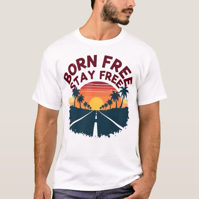 T-shirt Né Free Retro Tee (Devant)