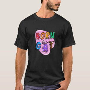T-shirt né gay rainbow love pride LGBTQ+