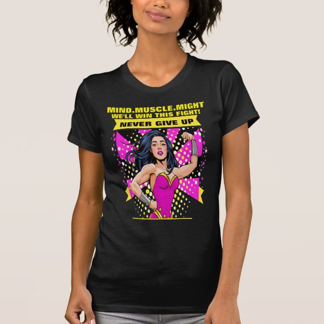 T-shirt Ne jamais abandonner (Devant)