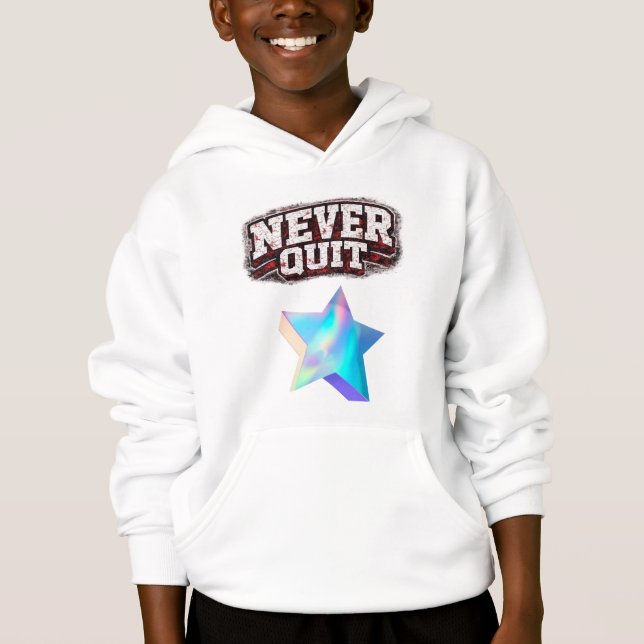 T-Shirt Ne jamais abandonner (Devant)