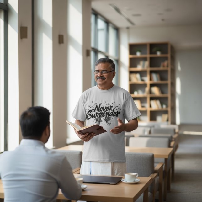 T-shirt Ne jamais abandonner (Créateur téléchargé)