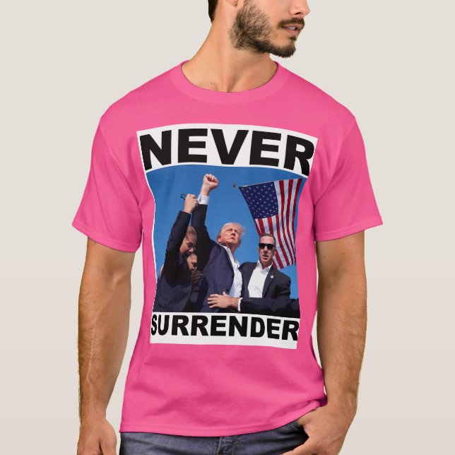T-shirt Ne jamais abandonner (Devant)