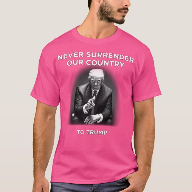 T-shirt Ne jamais abandonner notre pays (2A) (Devant)