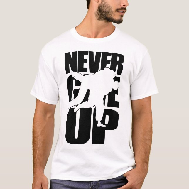 T-shirt Ne jamais abandonner Sambo (Devant)