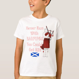 T-shirt Ne Jamais Courir Avec Des Bagnons, Vous Pourriez Ê