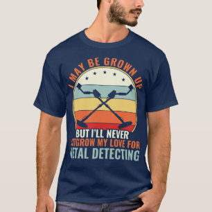 T-shirt Ne jamais dépasser mon amour pour le métal Détecte