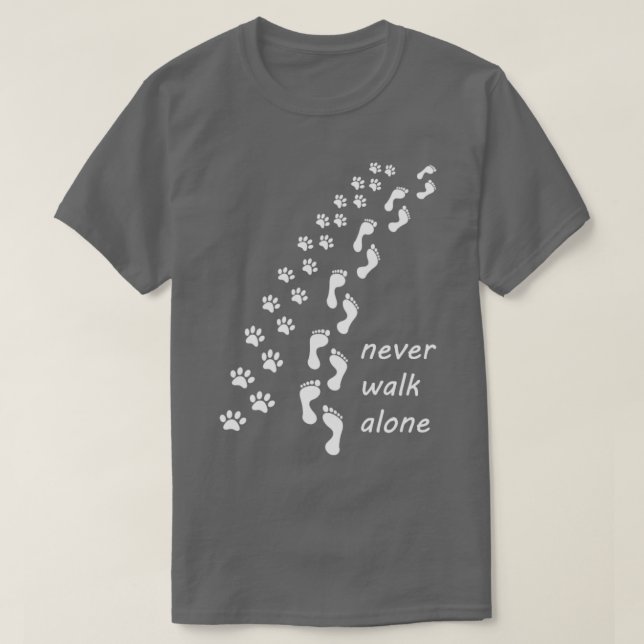 T-shirt Ne jamais marcher seul (Design devant)