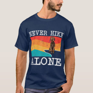 T-shirt Ne jamais marcher seul Pointeur À poils durs Grif