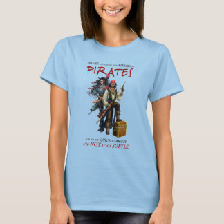 T-shirt Ne jamais mêler aux pirates