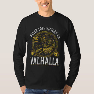 T-shirt Ne jamais perdre la victoire ou Valhalla Citation