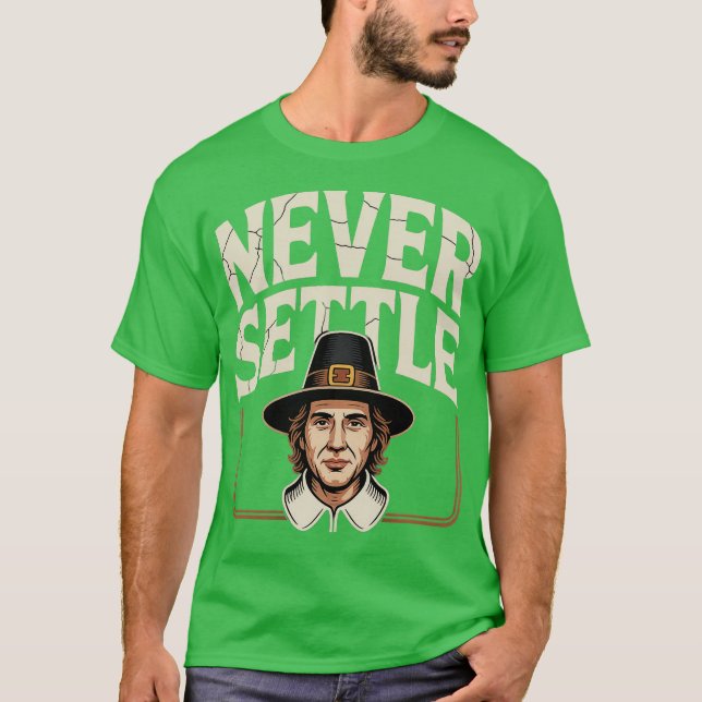 T-shirt Ne jamais régler (2) (Devant)