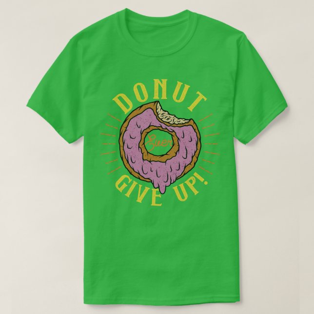 T-shirt Ne jamais renoncer (Design devant)