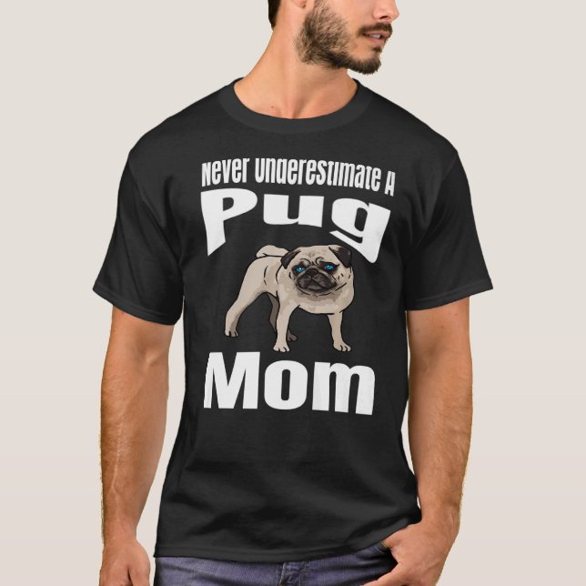 T-shirt Ne jamais sous-estimer un Carlin maman Amoureux de (Devant)