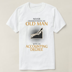 T-shirt Ne jamais sous-estimer un diplôme de comptabilité