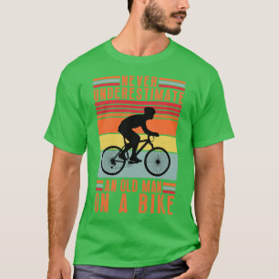 T-shirt Ne jamais sous-estimer un vieil homme à vélo 14