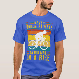 T-shirt Ne jamais sous-estimer un vieil homme à vélo 23