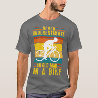 T-shirt Ne jamais sous-estimer un vieil homme à vélo 23