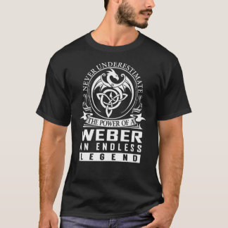 T-shirt Ne jamais sous-estimer WEBER