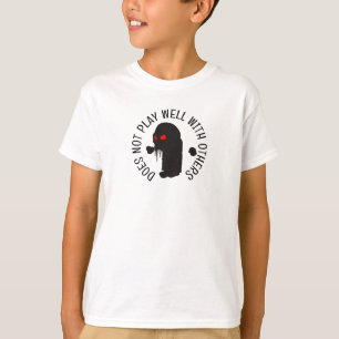 T-shirt Ne joue pas et n'est pas en colère démon