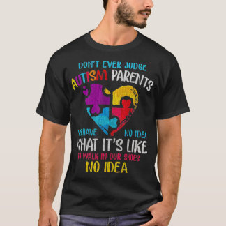 T-shirt Ne juge jamais Autisme Parents Autisme Mère Goku