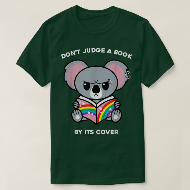T-shirt Ne juge pas un livre par sa couverture Lecture Ner (Design devant)