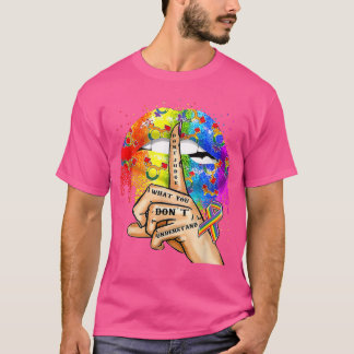 T-shirt Ne jugez pas ce que vous ne comprenez pas LGBT Pri