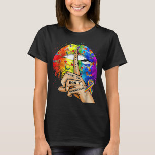 T-shirt Ne jugez pas ce que vous ne comprenez pas Lgbt Pri
