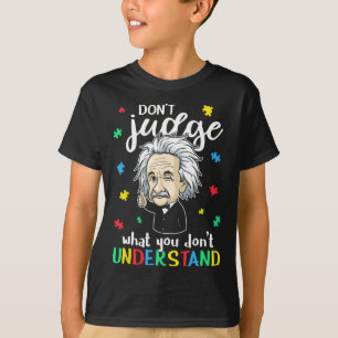 T-shirt Ne jugez pas Comprenez Amour Enfants autistes Auti