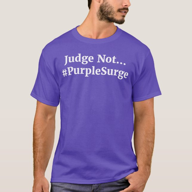 T-shirt Ne jugez point... (Devant)