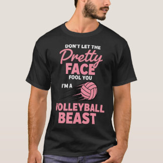 T-shirt Ne laissez pas le joli visage vous tromper Je suis