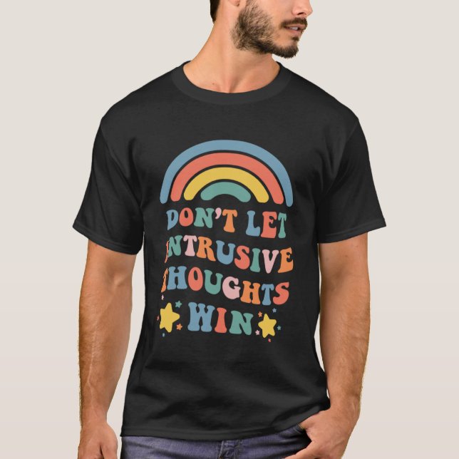 T-shirt Ne laissez pas les pensées intrusives gagner Boho  (Devant)