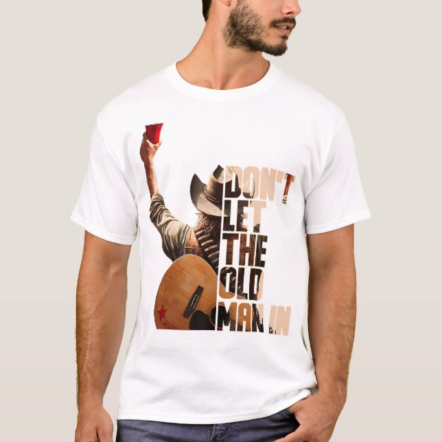 T-shirt Ne Laissons Pas Le Vieil Homme Entrer (Devant)