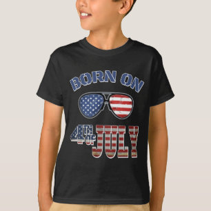 T-SHIRT NÉ LE 4 JUILLET