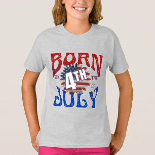 T-Shirt NÉ LE 4 JUILLET