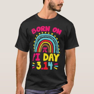 T-shirt Né Le Jour Du Pi Anniversaire 2022 Joyeux Thé Math