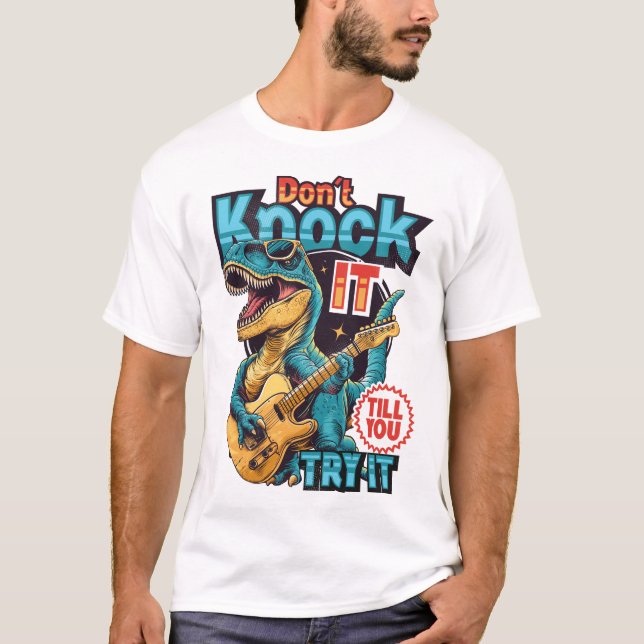 T-shirt Ne le touchez pas jusqu'à ce que vous l'essayez (Devant)